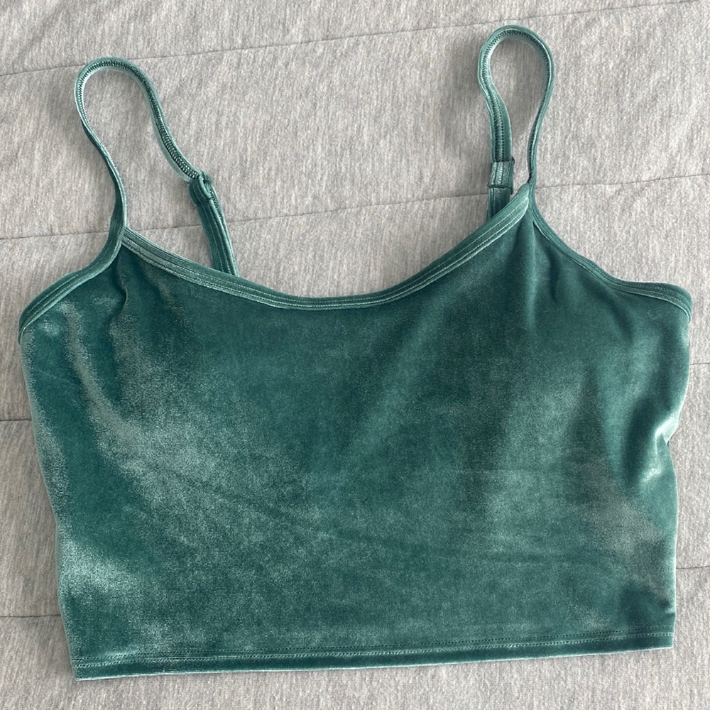 PINK velvet bralette
